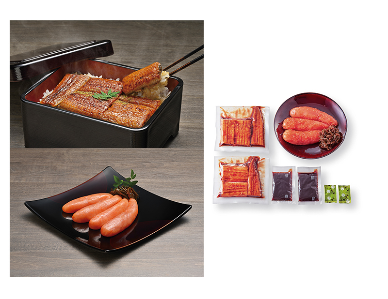 〔魚三楼〕うなぎ蒲焼と明太セット