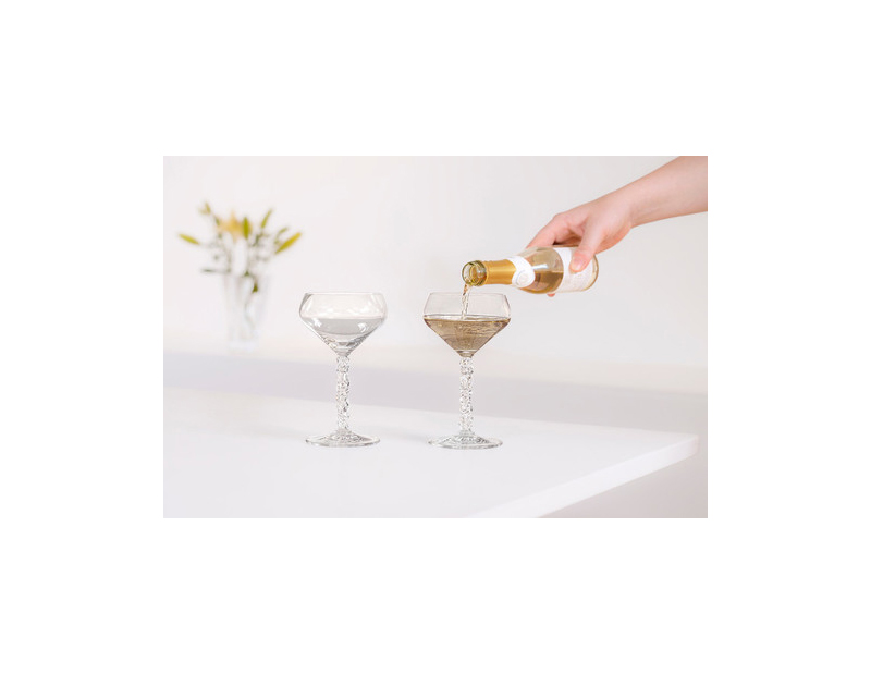 〔オレフォス〕CARAT シャンパンクープグラス 2P