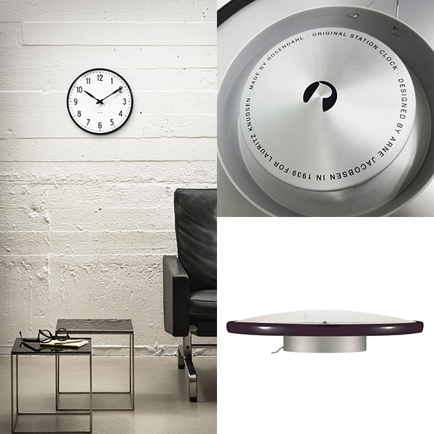 〔ARNE JACOBSEN〕Wall Clock Station 290mm