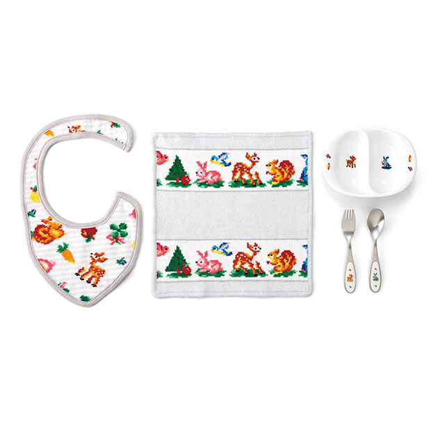 〔フェイラー〕ティップトップ離乳食4点セット シルバーグレー