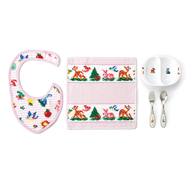 〔フェイラー〕ティップトップ離乳食4点セット ペールパープル