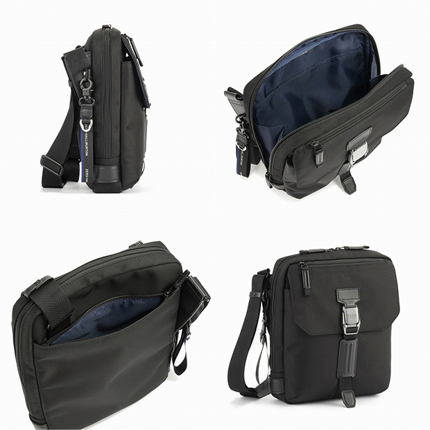 〔ゼロハリバートン〕ZLM ショルダーバッグ ブラック 81512-01