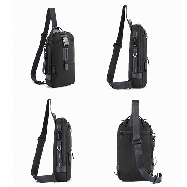 〔ゼロハリバートン〕ZLM ボディバッグ ネイビー 81514-03