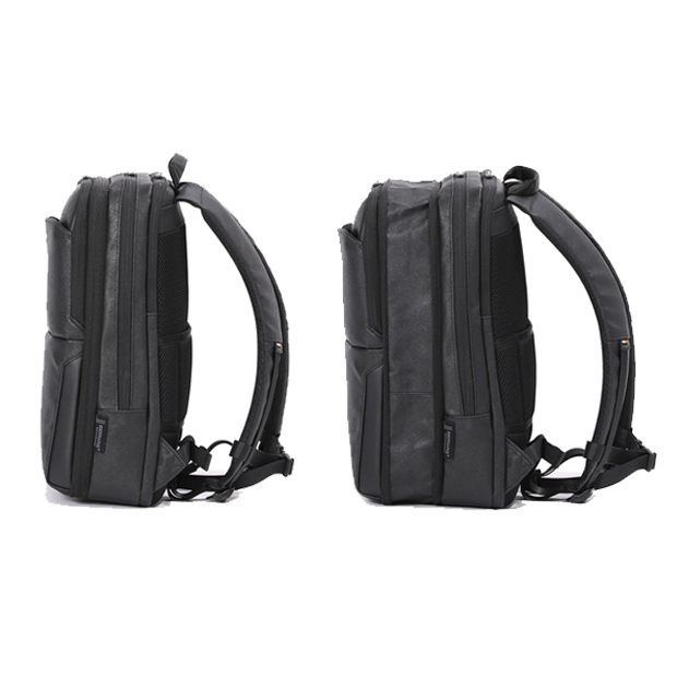 〔BERMAS〕DULITE FLEX 2層リュックEX5cm サフィアーノブラック(メーカー希望小売価格:税込26,400円)