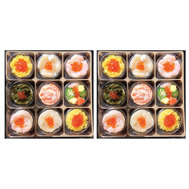 〔小樽海洋水産〕プチ海鮮丼9個入り 2セット