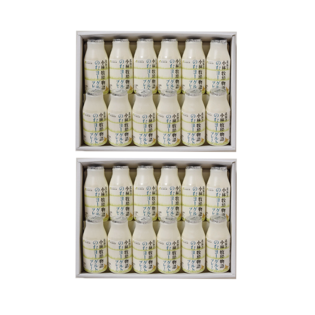 〔新札幌乳業〕北海道小林牧場物語のむヨーグルト 24本セット