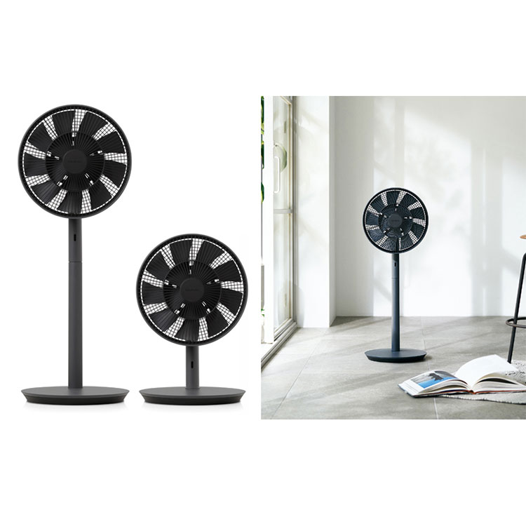 〔バルミューダ〕ザ・グリーファン(ダークグレー×ブラック)