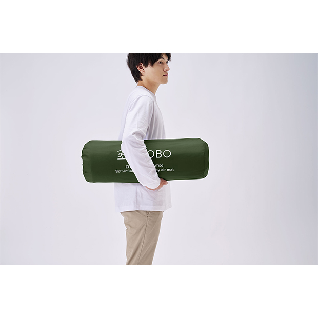 自動で膨らむ防災マット