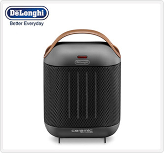 〔デロンギ〕カプスーラ セラミックファンヒーター ブラック