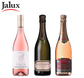 〔JALUX〕シャンパン入りロゼワイン 3本セット