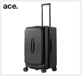〔エース〕ace.テオフィールド 64L ブラック 05162-01
