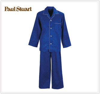 〔ポール・スチュアート〕メンズパジャマ Lサイズ ネイビー