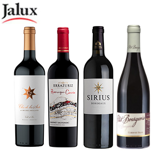 〔JALUX〕JALラウンジ採用銘柄 世界の赤ワイン 4本セット