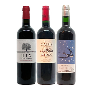 飲み頃2018年ヴィンテージ ボルドー赤ワイン3本セット