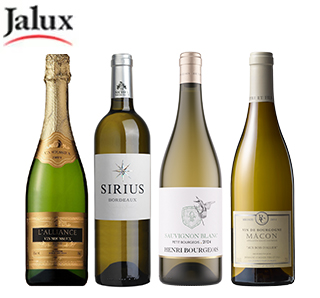 〔JALUX〕JALラウンジ採用銘柄 泡・白ワイン 4本セット