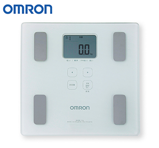 〔オムロン〕体重体組成計 ホワイト