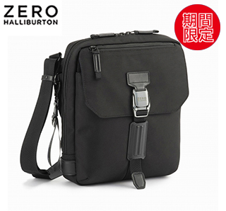 〔ゼロハリバートン〕ZLM ショルダーバッグ ブラック 81512-01