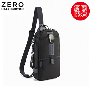 〔ゼロハリバートン〕ZLM ボディバッグ ネイビー 81514-03