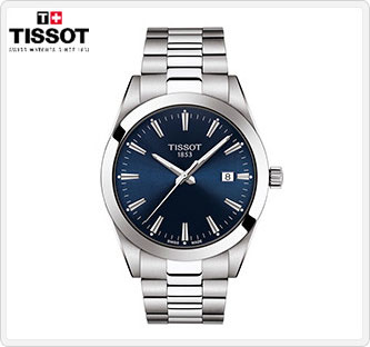 〔TISSOT〕ジェントルマン ネイビー(T1274101104100)