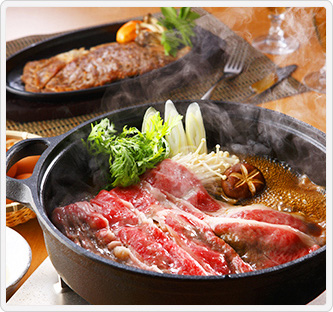 松阪牛 ロースステーキ&すき焼きセット