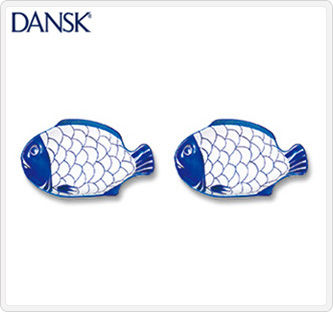 〔ダンスク〕アラベスク スモールフィッシュ プラターペア