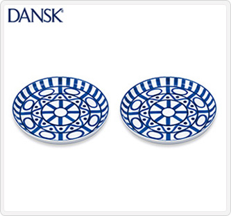 〔ダンスク〕アラベスク ペアランチョンプレート