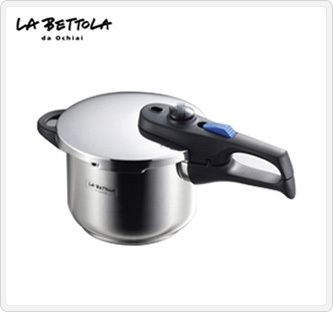 〔ラ・ベットラ〕落合務 ステンレス圧力鍋3.2L