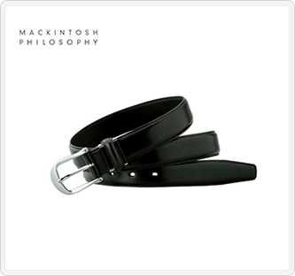 〔マッキントッシュ フィロソフィー〕 メンズベルト クロ