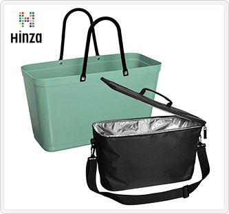 〔ヒンザ〕マルチバッグ&クーラーバッグ オリーブグリーンL セット