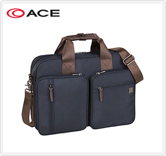 〔エース〕ストラータ ビジネスバッグ ネイビー