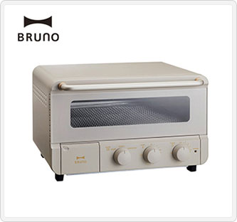 〔BRUNO〕Crassy+ スチーム&ベイク トースターグレージュ