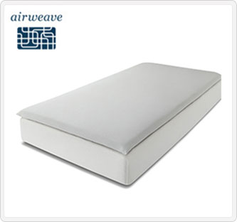 〔エアウィーヴ〕エアウィーヴ フィットシーツ グレー シングル