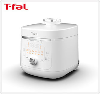 〔ティファール〕ラクラ・クッカー旨み電気圧力鍋4L ホワイト