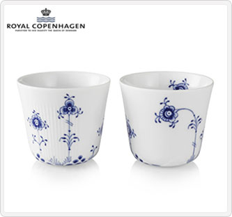 〔ロイヤル コペンハーゲン〕ブルーエレメンツ カップ ペア 250ml
