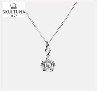 〔スクルツナ〕Crownネックレス(シルバー)
