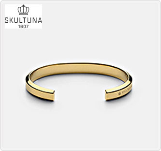 〔スクルツナ〕Icon Cuff バングル(ゴールド)