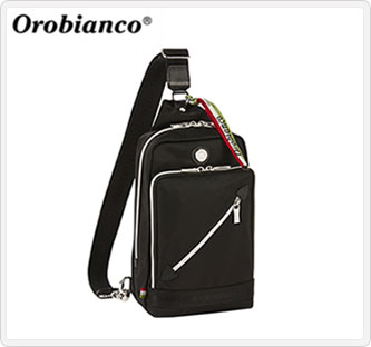 〔オロビアンコ〕ワンショルダーバッグ ブラック(91315-01)