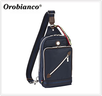 〔オロビアンコ〕ワンショルダーバッグ ネイビー(91315-03)