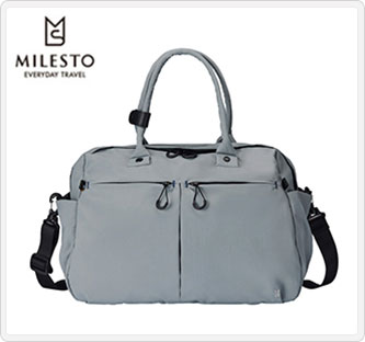 〔ミレスト〕TROT ダッフルバッグ グレー