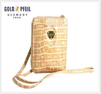 〔ゴールドファイル〕サコシュ ベージュ