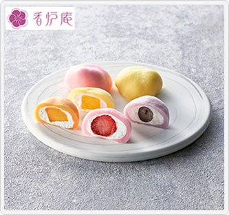 〔香炉庵〕彩りフルーツ大福