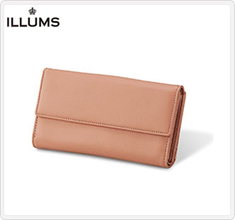 〔イルムス〕長財布 ピンク