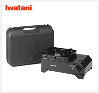 〔イワタニ〕カセットコンロ タフまるジュニア ブラック