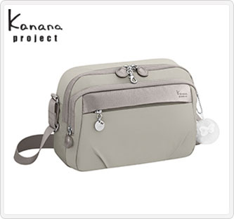 〔カナナプロジェクト〕PJ1-4THヨコ型ショルダーM 67642-09 グレージュ