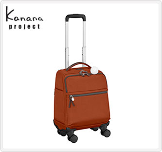 〔カナナプロジェクト〕PJ10-3RDソフトトロリー 35511-14 オレンジ