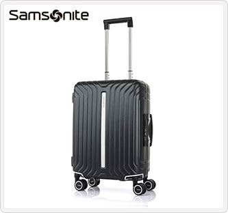 〔サムソナイト〕ライトフレームSP55 ブラック