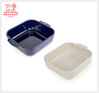 〔プジョー〕アポーリア スクエアベイカー 21cm 2個セット