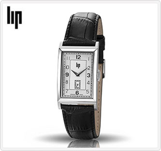 リップ チャーチル T24 メンズウォッチ SS クォーツ カーフ黒レザーベルト 671270