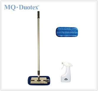 〔MQ・Duotex〕プレミアムモップセット 30cm グレー