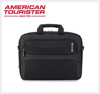 〔アメリカンツーリスター〕セグノブリーフケース ブラック